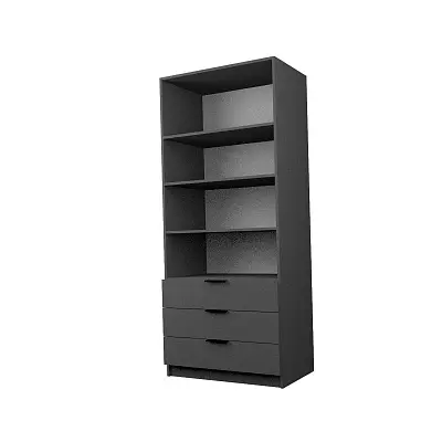 картинка Шкаф ЭКОН распашной 2-х дверный с 3-мя ящиками с полками от магазина КУПИ КУПЕ